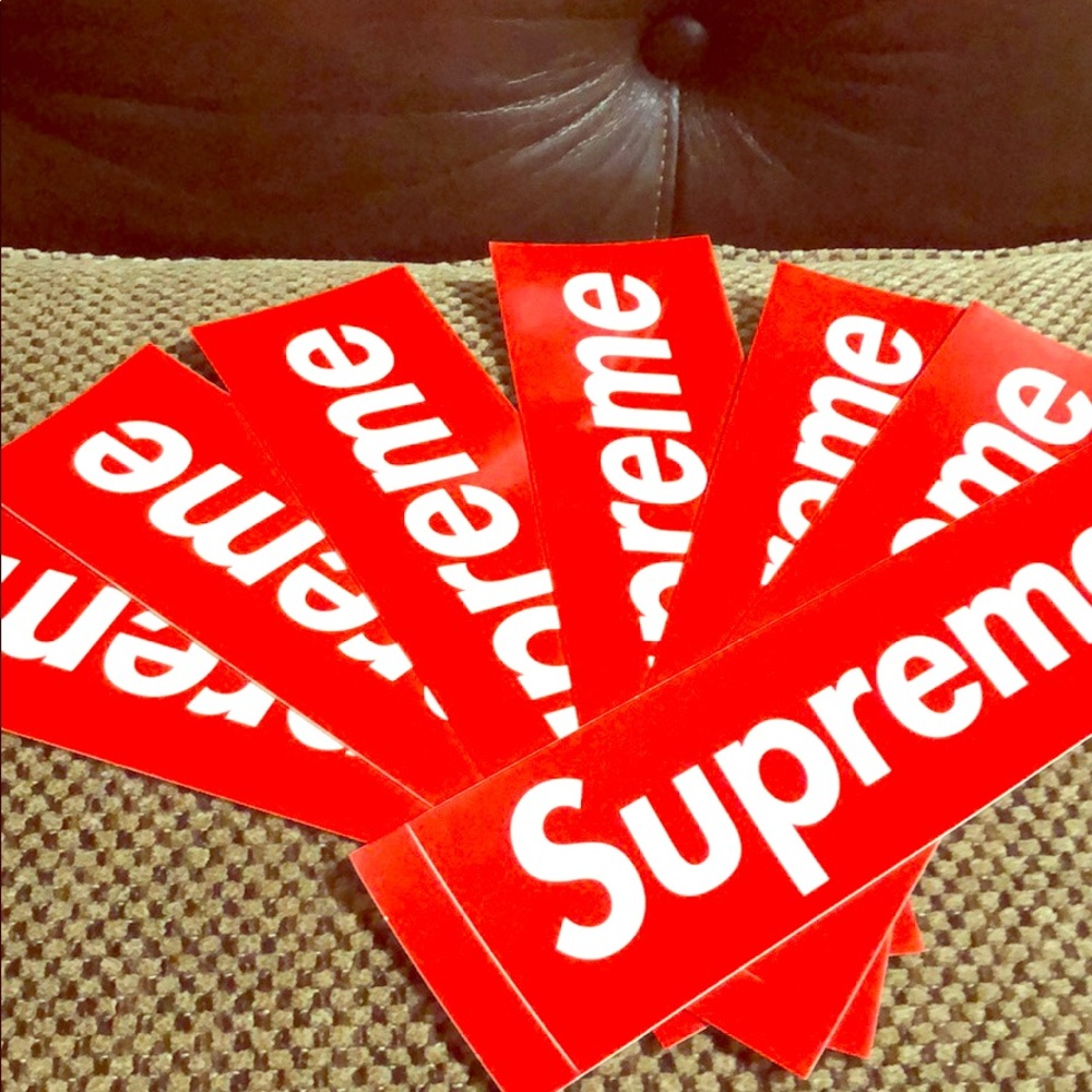 Supreme stickers